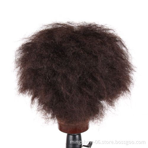 Afro mannequin head human hair, black mannequin head